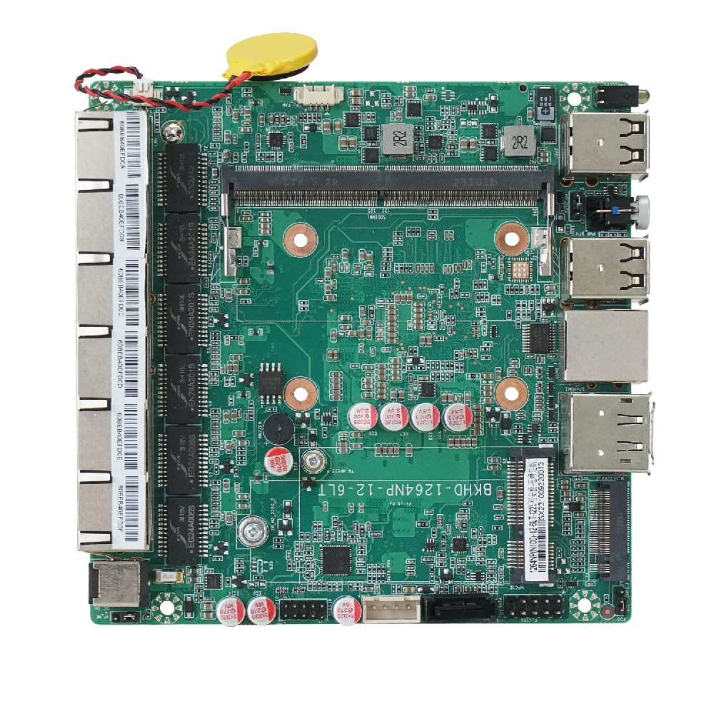 倍控BKHD-1264NP-12 N100主板N200 I3-N305愛快ROS軟路由主板X86嵌入式linux Pfsense