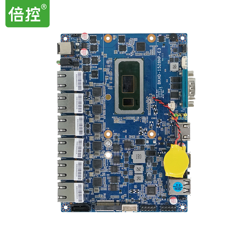 工控機(jī)主板3.5英寸工業(yè)一體機(jī)8代酷睿嵌入式單板集成I3軟路由多網(wǎng)