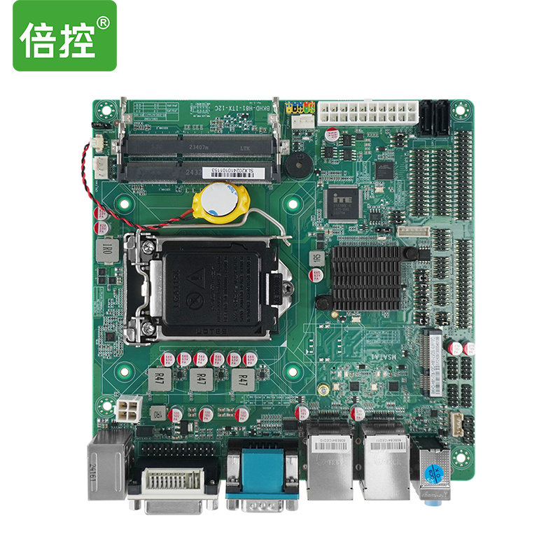 倍控工控主板H81工業(yè)電腦主板4代1150迷你ITX雙網(wǎng)12串口B85/C226